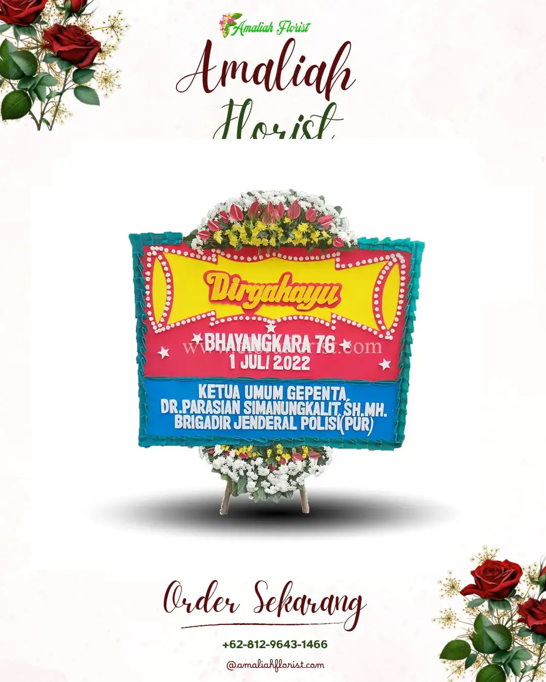 Papan Bunga HUT Ulang Tahun Cilandak Barat